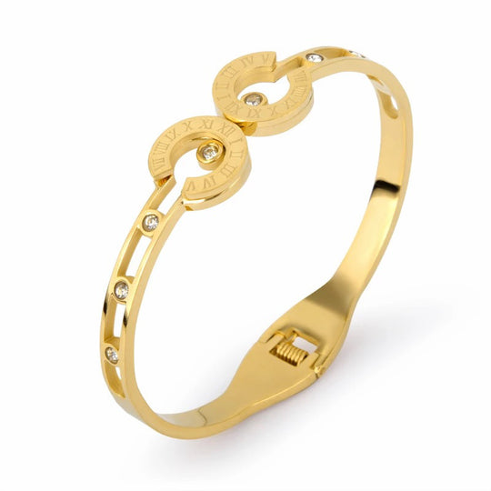 Jenna Stainless Steel Bangle